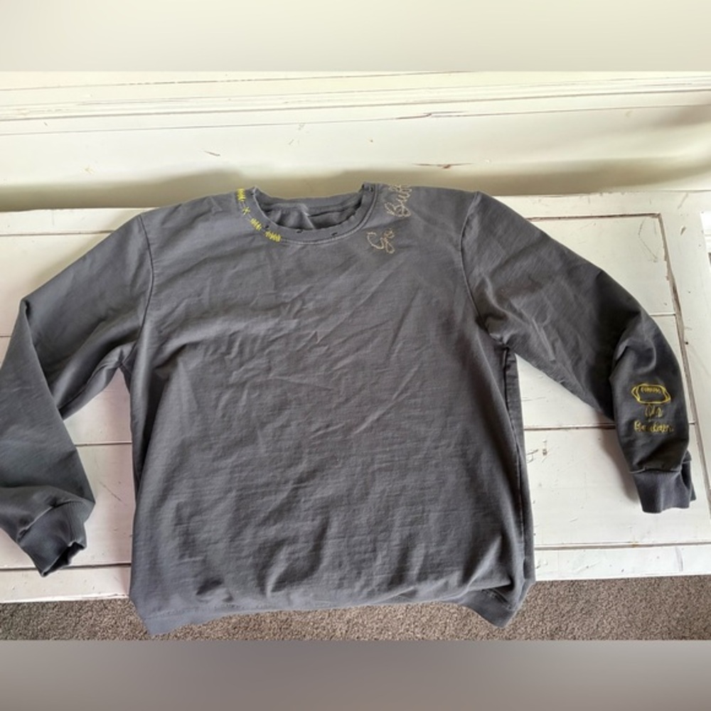 CU Boulder embroidered go buffs sweatshirt